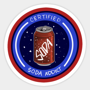 Certified Soda Addict Sticker